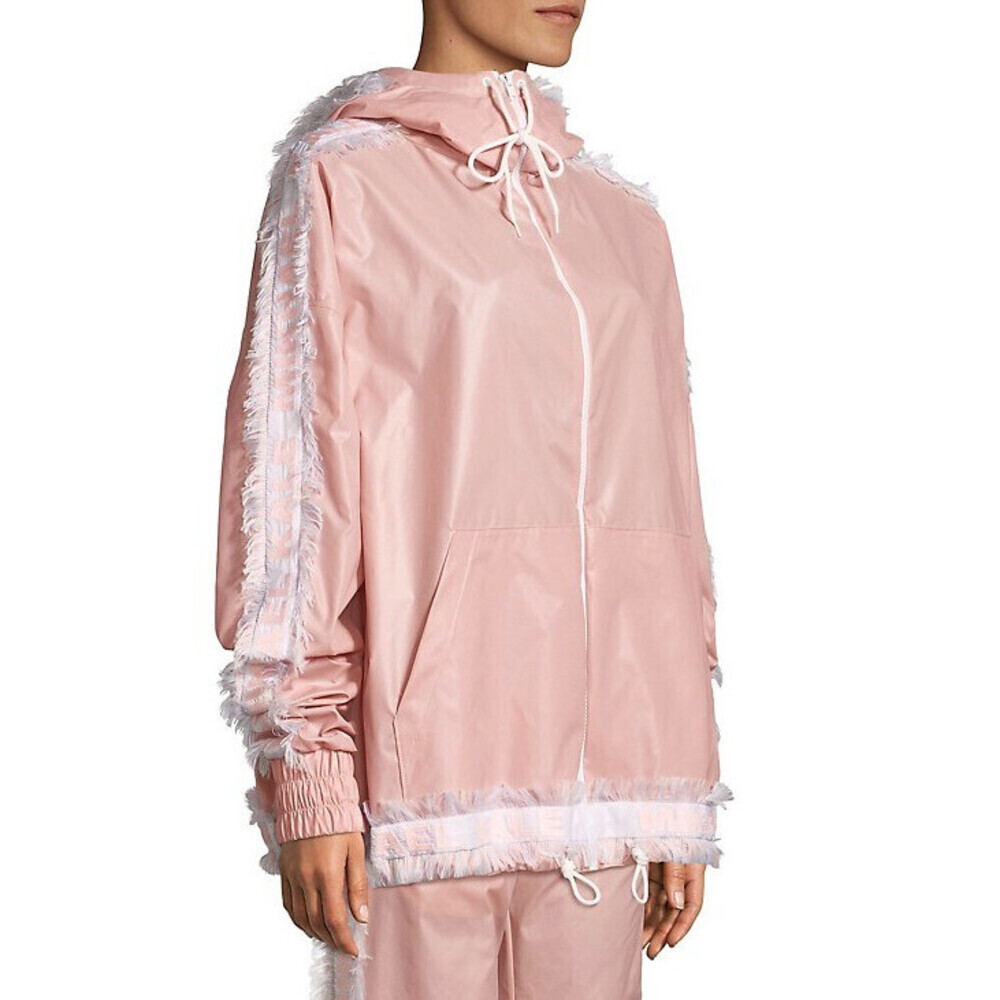 Mikhael Kale Windbreaker Oversized nylon Jacket size S made in canada $400